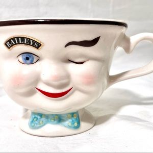 Bailey’s Irish Cream Limited Edition Winking Man Yum Footed Mug Blue Tie